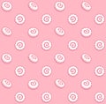 Narutomaki seamless pattern Royalty Free Stock Photo