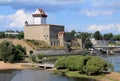 Narva castle in Estonia Royalty Free Stock Photo