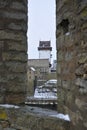 Narva castle. Russian-Estonian border.