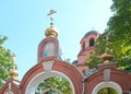 Narva. Estonia. Gate of the Cathedral of the Resurrection of Christ