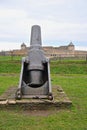 Ancient mortar in the fortress in Narva