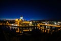 Narva Fortress at night