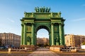 Narva Triumphal Gate, St Petersburg, Russia