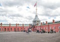 Naryshkin Bastion and Flag Tower of Peter and Paul Fortress