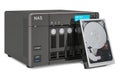 NAS with HDD Hard Disk Devices, 3D rendering