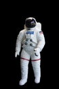 NASA Astronaut Space Suit Vertical Black Background Royalty Free Stock Photo