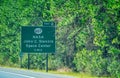 NASA John C Stennis Space Center sign along the highway