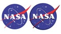 NASA logo Royalty Free Stock Photo