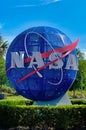 NASA Logo Sign outside of the Kennedy Space Center