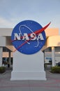 NASA sign in Kennedy Space Center