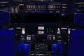 NASA space shuttle cockpit Royalty Free Stock Photo