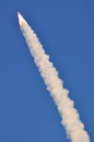 NASA Space Shuttle Discovery with Vapor Trail