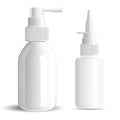 Nasal spray bottle nose throat medicine aerosol