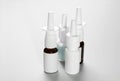 Nasal spray bottles Royalty Free Stock Photo