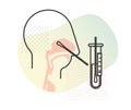 Nasal Swab - Nasopharyngeal Swab Testing and Sample collection - Icon