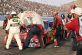 NASCAR Cup driver Jeff Gordon engine problems Royalty Free Stock Photo
