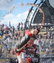 NASCAR Driver Jeff Gordon Celebrating Win Royalty Free Stock Photo
