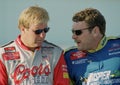 NASCAR Drivers Sterling Marlin and Robert Pressley