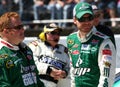 NASCAR - Earnhardt Talks Strategy Royalty Free Stock Photo
