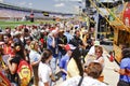 NASCAR - fans on pit road in Charlotte