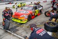 NASCAR - Gordon's Pit Crew Changing Tires Royalty Free Stock Photo