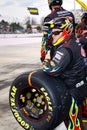 NASCAR - Gordon's Rainbow Warrior Pit Crew Royalty Free Stock Photo