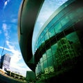 NASCAR Hall of Fame Exterior. Fisheye lens.