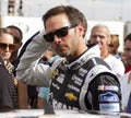 NASCAR Jimmie Johnson at Phoenix International Raceway Royalty Free Stock Photo