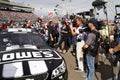 NASCAR Lowe's Chevy of Jimmie Johnson at Phoenix International Raceway Royalty Free Stock Photo