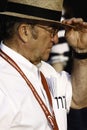 NASCAR Owner Jack Roush and his hat