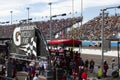 NASCAR pit road at Phoenix International Raceway Royalty Free Stock Photo