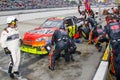 NASCAR - Pit Stop Tires and Fuel Royalty Free Stock Photo