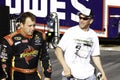 NASCAR - Ryan Newman and a Fan Royalty Free Stock Photo