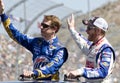 NASCAR's Dale Earnhardt Jr and Brad Keselowski Royalty Free Stock Photo