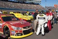 NASCAR Sprint Cup Cars Pre-Race Royalty Free Stock Photo