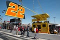 NASCAR Sprint Cup Joey Logano Pit Stop Royalty Free Stock Photo