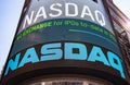 NASDAQ billboard at Time Square Royalty Free Stock Photo