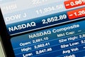 Nasdaq Composite on iPhone Stocks app