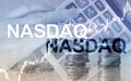 Nasdaq Stock Market Finance Concept. Market crisis