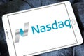 Nasdaq Stock Market logo Royalty Free Stock Photo