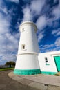 Nash Point West Tower Lighthouse Royalty Free Stock Photo