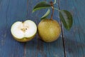 Nashi pear Royalty Free Stock Photo