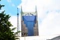 The Batman building in Nashville Tennessee USA It is named this because of the iconic shape on the skyline of the city