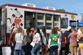 Nashville Cat Rescue Mobile Van and Visitors at Oktoberfest Event