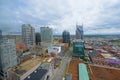 Nashville city aerial view, TN, USA