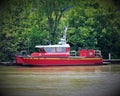 Nashville Fire Department boat Royalty Free Stock Photo
