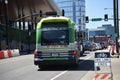 Electric Bus of the Nashville Metropolitan Transit Authority Royalty Free Stock Photo