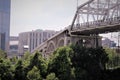 Nashville Pedestrian street bridge Royalty Free Stock Photo