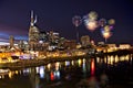 Nashville skyline at twilight