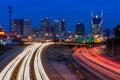 Nashville, skyline, twilight